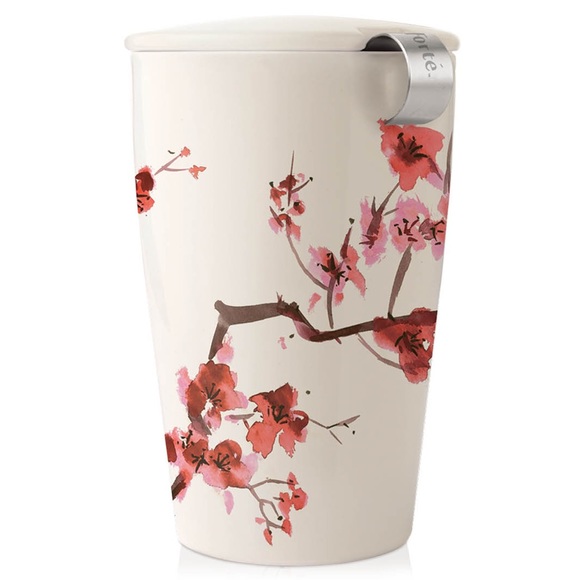 Tea Forte Kati Cherry Blossom 12oz Ceramic Tumbler - Picture 2 of 4